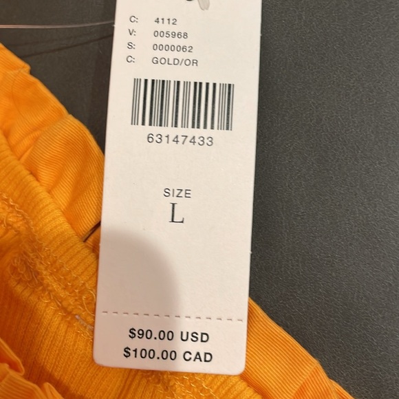 One Shoulder Orange Blouse - Picture 4 of 5